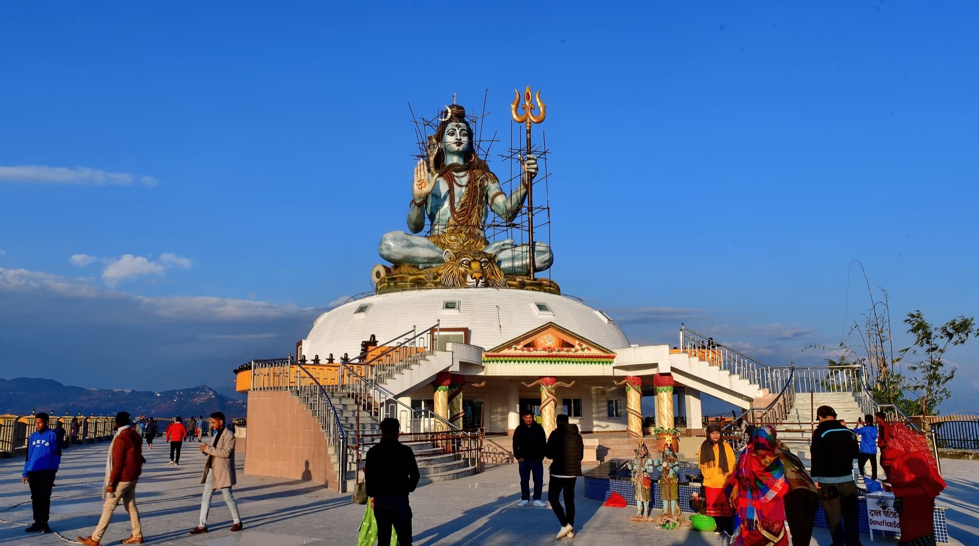 Pumdikot Shiva Statue hill viewpoint near Pokhara Nepal for Pokhara nearby place