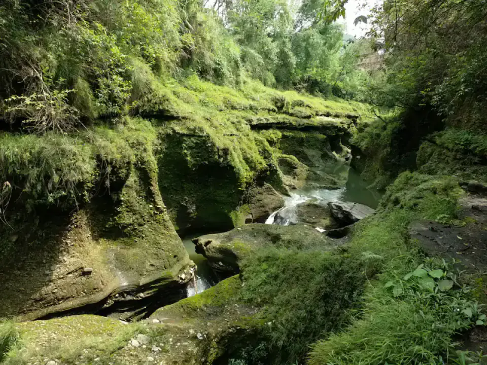 Davis Falls waterfall in Pokhara Nepal
